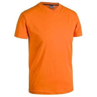 V-TEX T-SHIRT SCOLLO A V UOMO ARANCIO